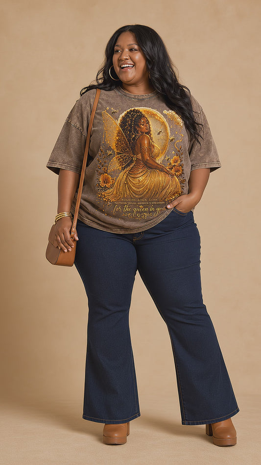 Honey Queen- Golden Goddess Tee